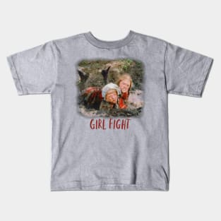 Laura and Nellie Girl Fight Kids T-Shirt